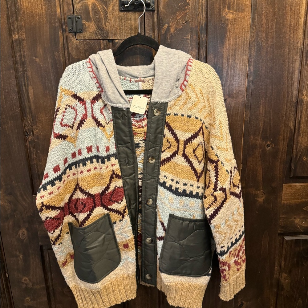 Free People jacket/sweater. NWT.